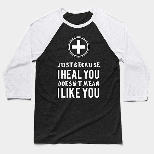 pen and paper healer Baseball T-Shirt by avogel